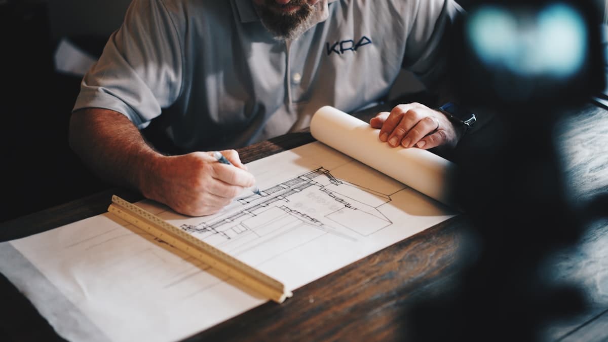 Blueprint structură casă analizat de AI pentru deviz — DevizeOnline